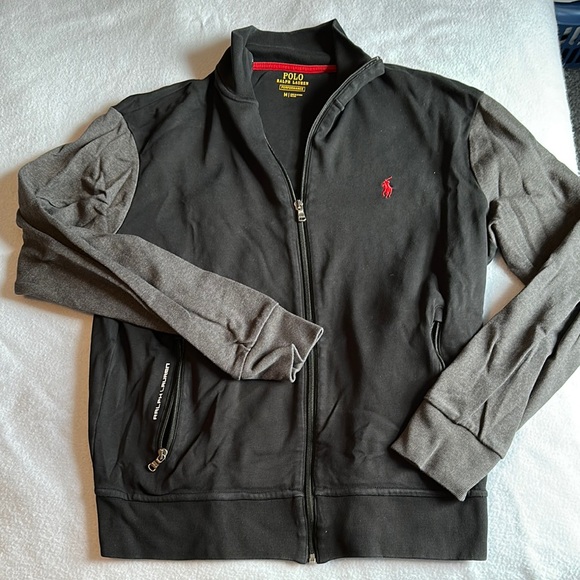 Polo Ralph Lauren Black and Gray Jacket - Picture 1 of 1